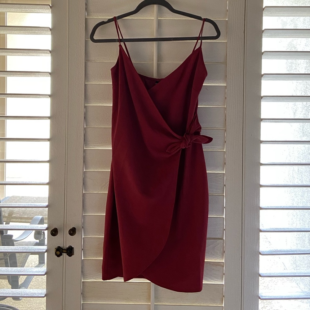 Burgundy Windsor Dress